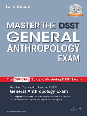 cover image of Master the DSST General Anthropology Exam